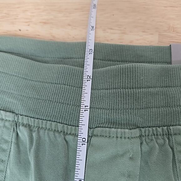 NWT Soft Surroundings Olive Green Elastic Waist Straight Leg Pants Size Medium - Picture 6 of 10